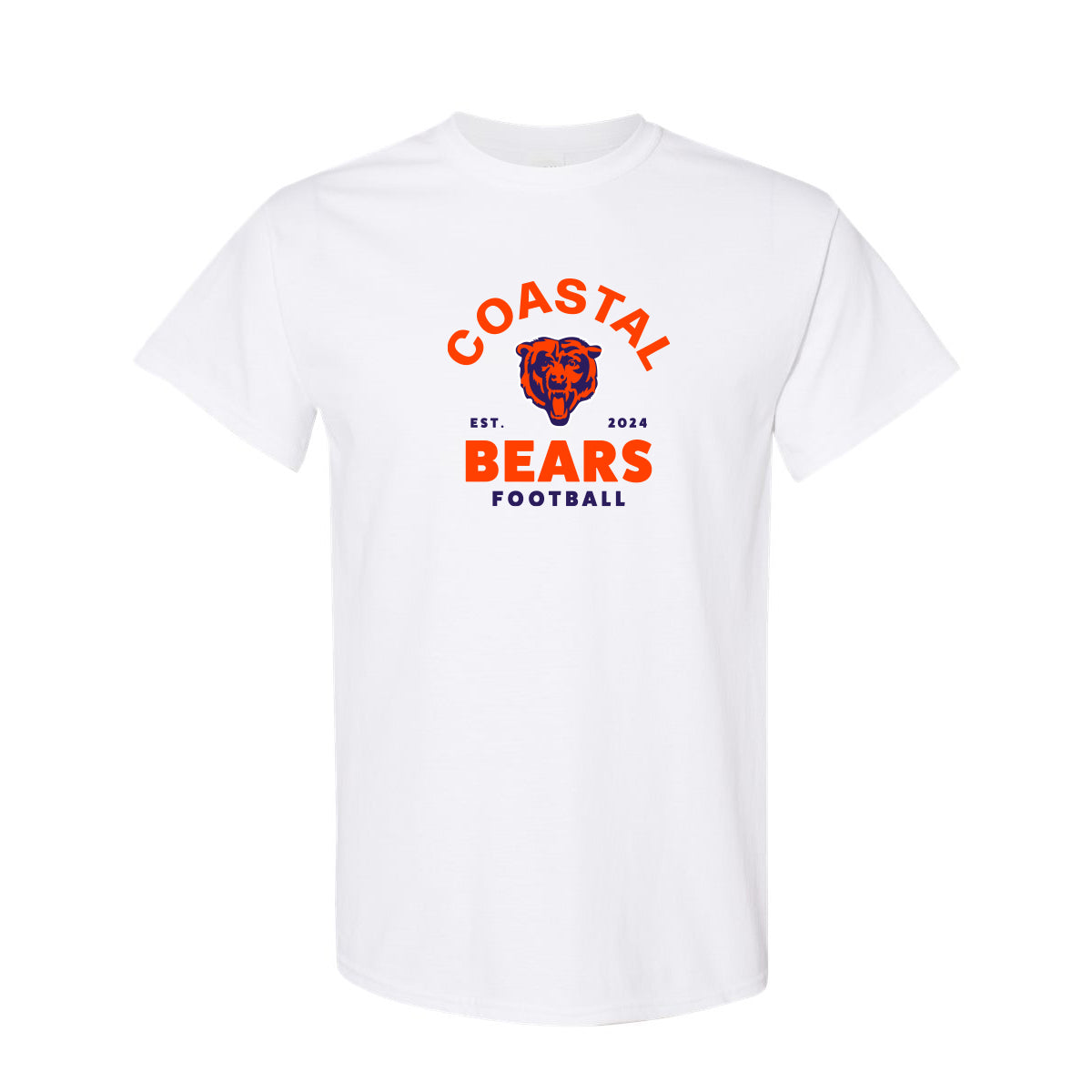 Coastal Bears - EST 2024 Logo - White Tee