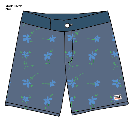 Willbo Snap Shorts - Blue