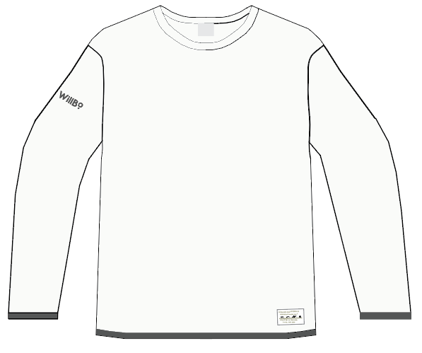 Willbo LS Field Tee - White