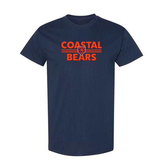 Coastal Bears - Stripe Logo - Navy Tee