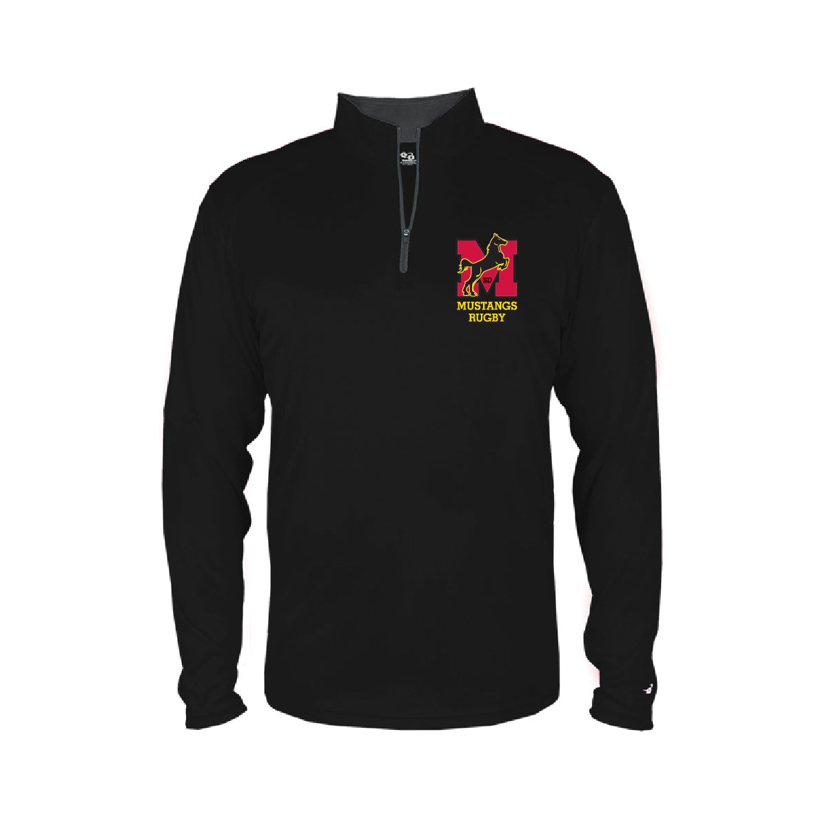 1/4 Zip Performance Pullover Black