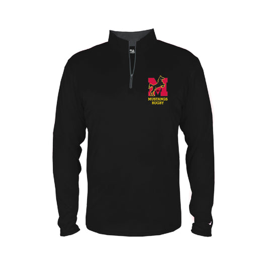 1/4 Zip Performance Pullover Black