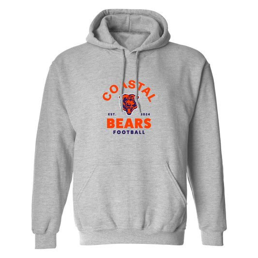 Coastal Bears - EST 2024 Logo - Gray Hoodie