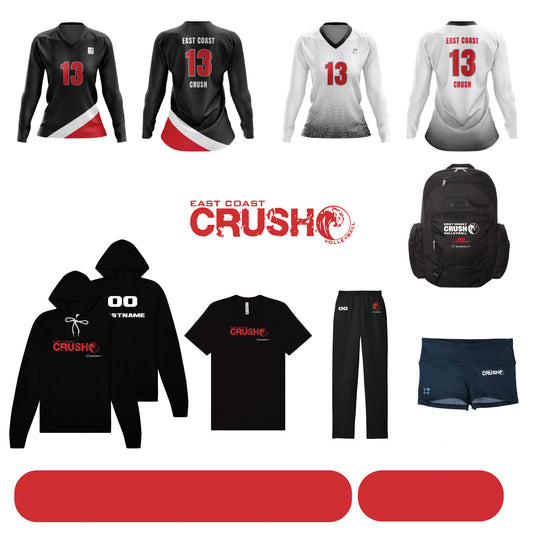 East Coast Crush 2024 Girls Team Gear Package
