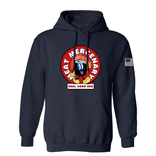 “Real Good BBQ” Navy Hoodie