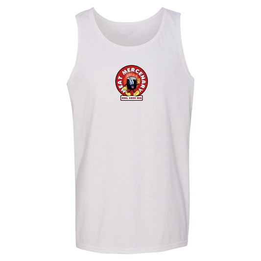 “Real Good BBQ” Classic White Tank Top