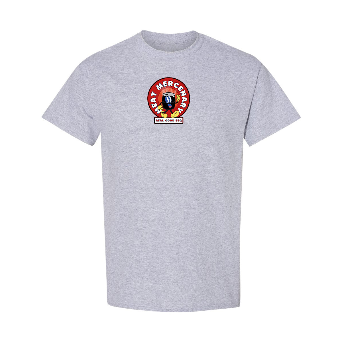 “Real Good BBQ” Grey Tee