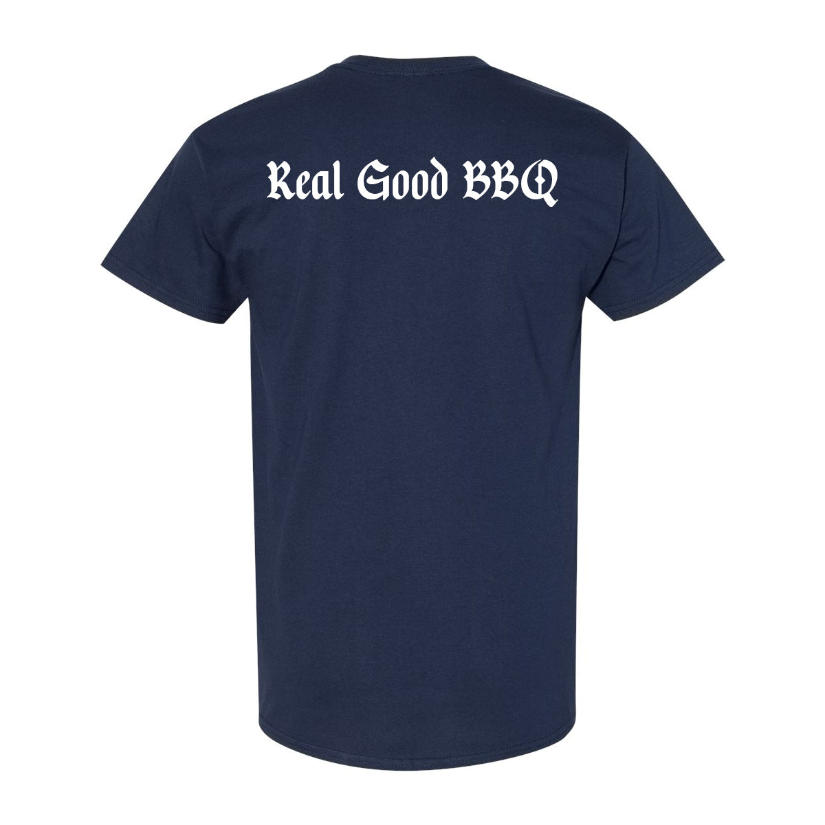 “Real Good BBQ” Navy Tee