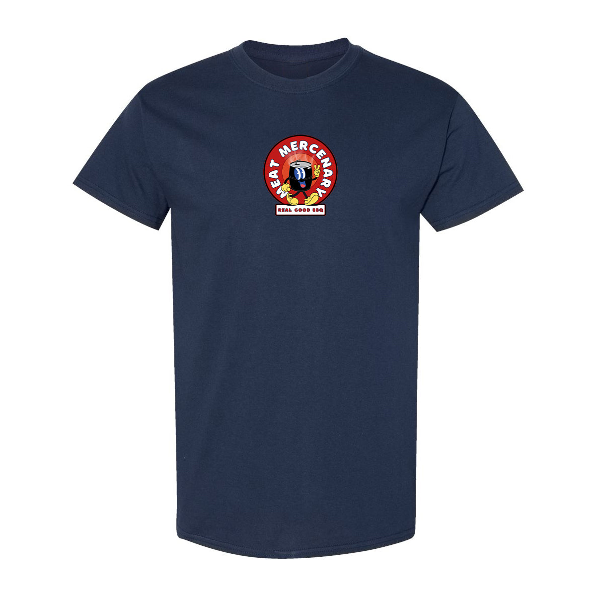 “Real Good BBQ” Navy Tee