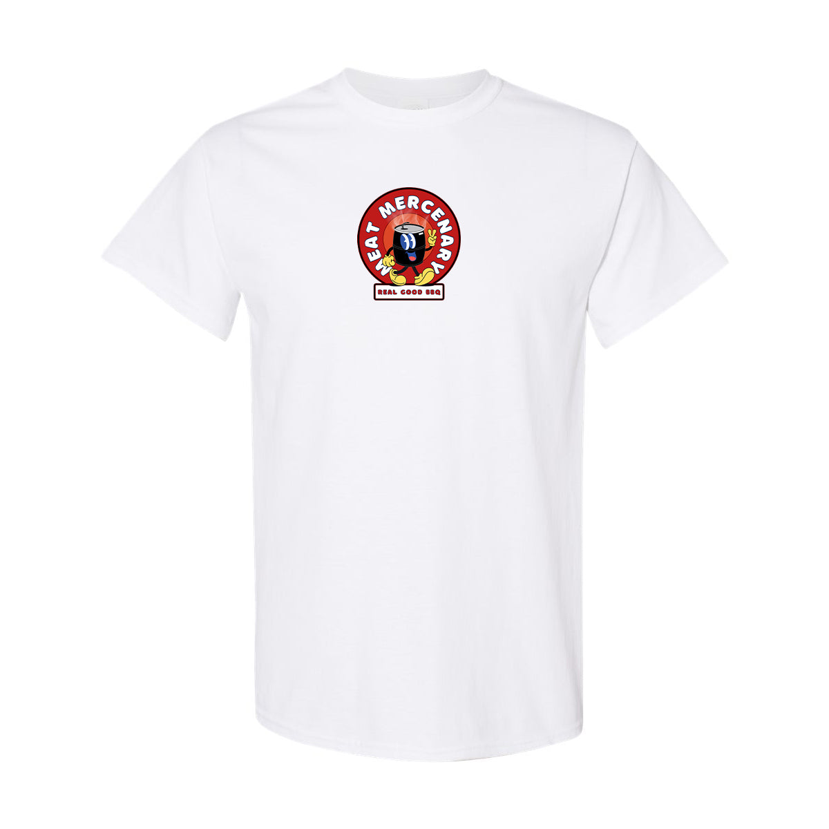 “Real Good BBQ” White Tee