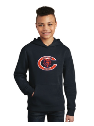 Coastal Bears - Original Logo - Youth Navy Hoodie