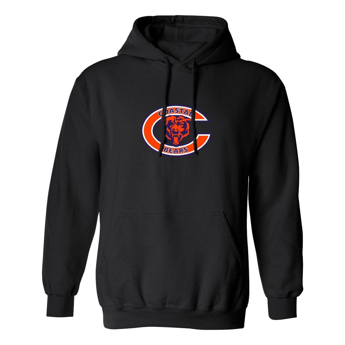 Coastal Bears - Original Logo - Black Hoodie