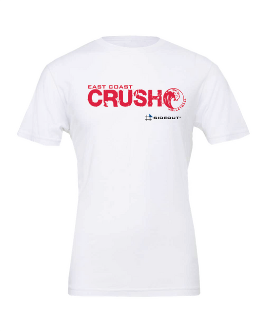 East Coast Crush White Tee - Red Logo