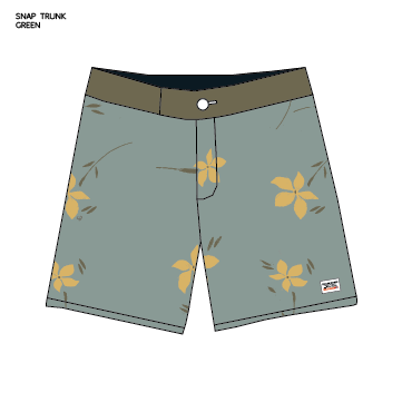 Willbo Snap Shorts - Green