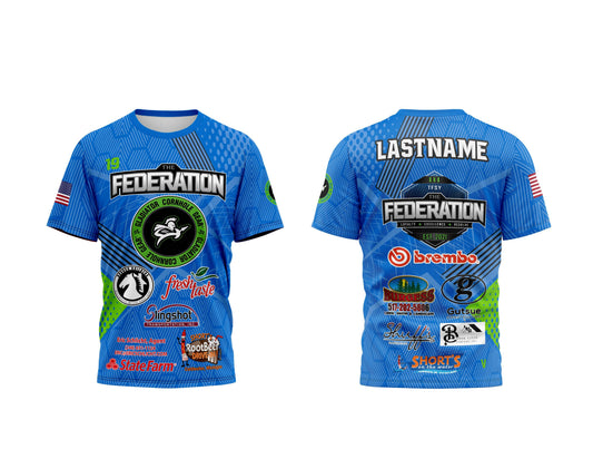 CUSTOM Gladiator Club Federation Jersey - Blue